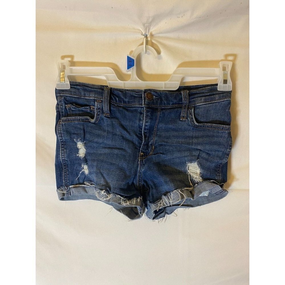 Hollister Women’s 3 Distressed‎ Denim Jean Shorts Cutoffs Coastal Cowgirl